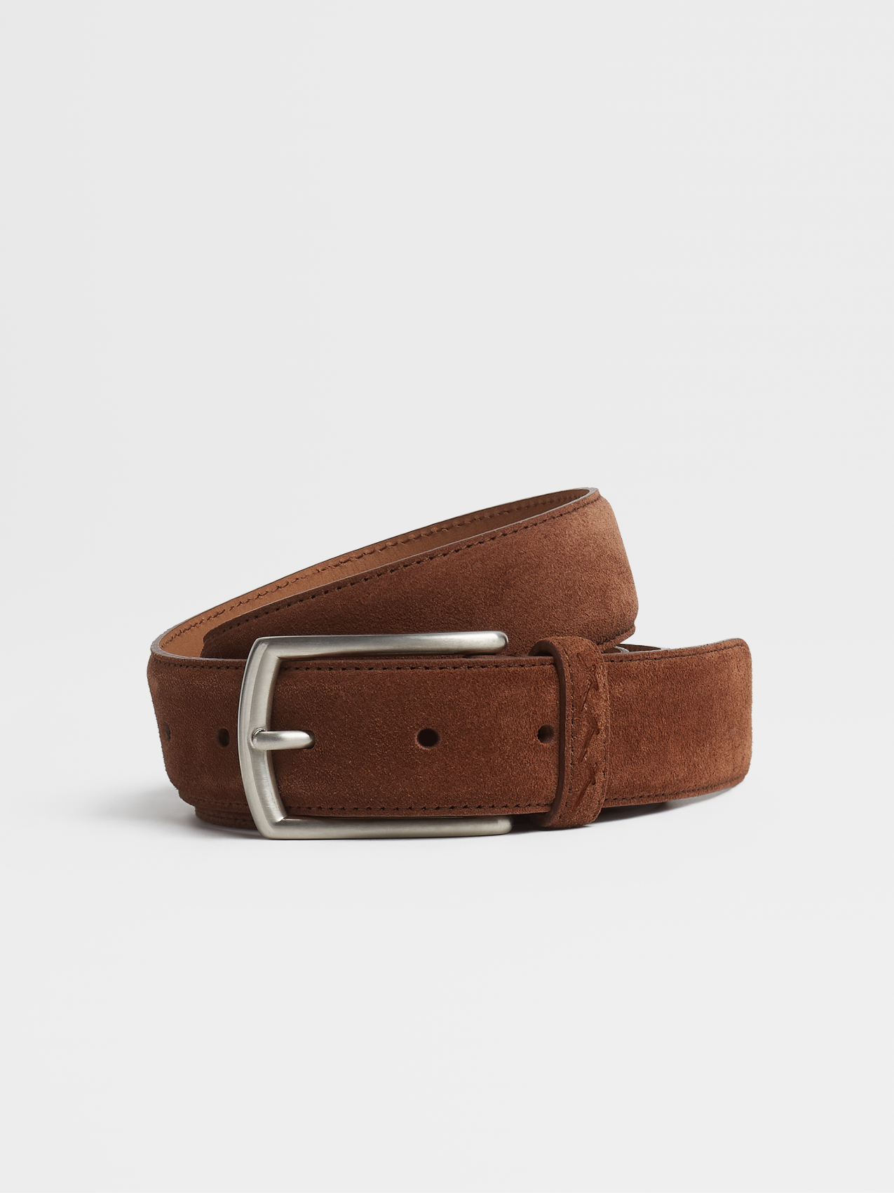 Brown Suede Free-sized Belt
